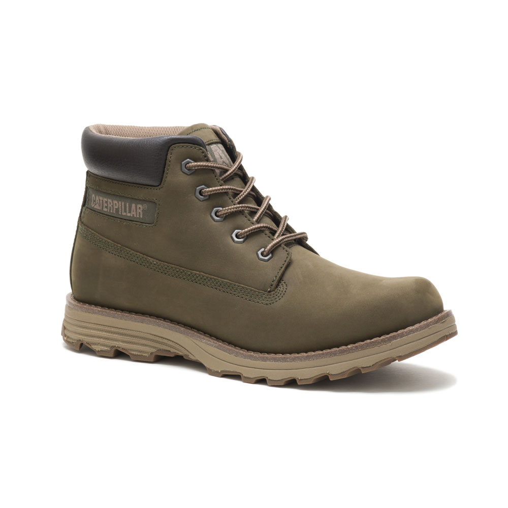 Caterpillar Men's Founder Chukka Boots Olive CAT-45280